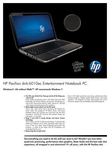 hp pavilion g6 1030ee